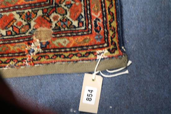 A Shiraz cream ground medallion rug, 196cm x 134cm